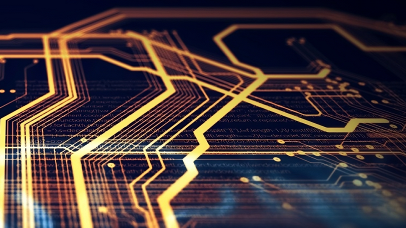 Anzeige von leuchtenden Datenspuren von einem PC Anzeige von leuchtenden Datenspuren von einem PC