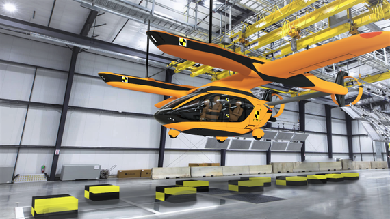 Zum Artikel SkyCab-Rendering von der Durchführung eines Crash-Tests