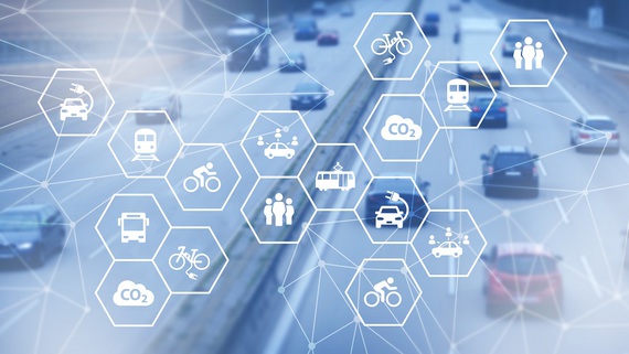 Zum Artikel Illustration eines nachhaltigen Mobilitätskonzepts mit modernen, individuellen Verkehrsalternativen