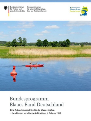 Link öffnet Einzelsicht der Publikation Cover der Broschüre „Bundesprogramm Blaues Band Deutschland“
