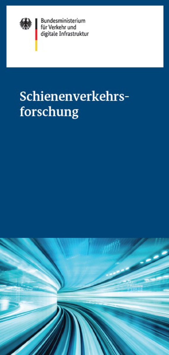 Link öffnet Einzelsicht der Publikation Cover Flyer Schienenverkehrsforschung