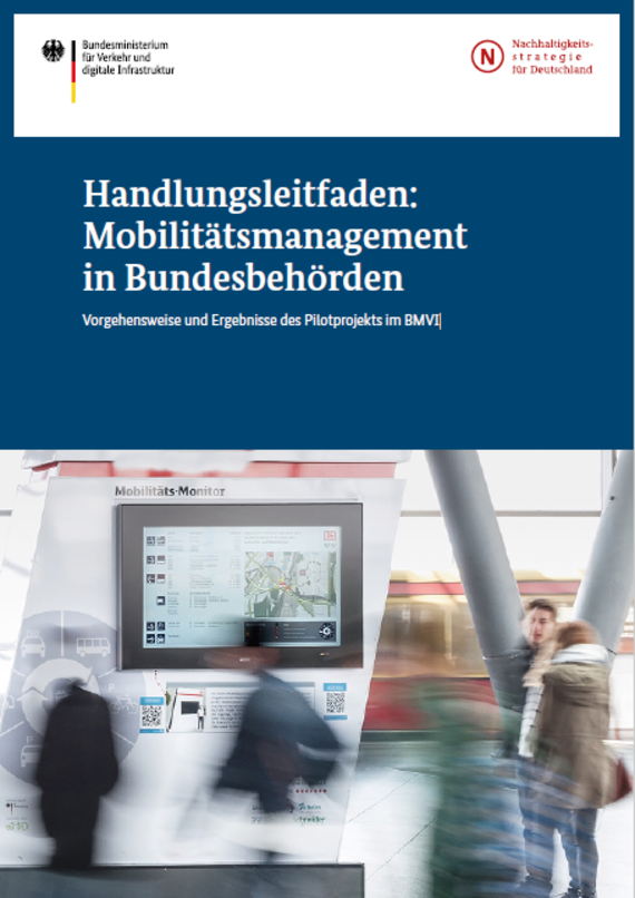 Link öffnet Einzelsicht der Publikation Titelbild: Handlungsleitfaden: Mobilitätsmanagement in Bundesbehörden