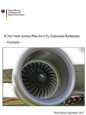 Link öffnet Einzelsicht der Publikation Cover ICAO State Action Plan for CO2 Emissions Reduction - Germany