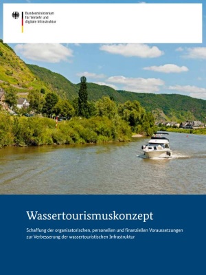 Link öffnet Einzelsicht der Publikation Cover des Wassertourismuskonzeptes