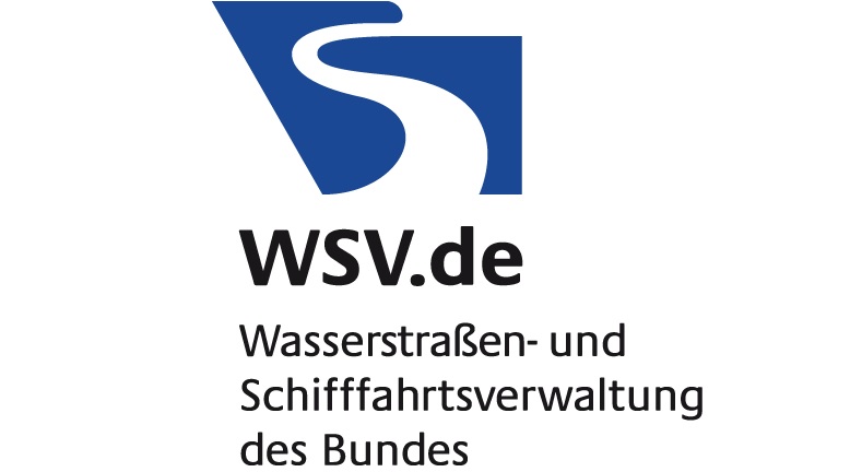 Logo der Wasserstraßen- und Schifffahrtsverwaltung des Bundes (WSV) Logo der Wasserstraßen- und Schifffahrtsverwaltung des Bundes (WSV)