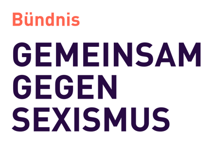Bündnis - Gemeinsam gegen Sexismus Logo Bündnis - Gemeinsam gegen Sexismus Logo