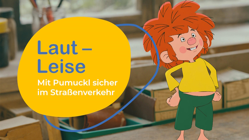 Startbild zum Video: Laut-Leise – Mit Pumuckl sicher im Straßenverkehr | #Folge 3 Startbild zum Video: Laut-Leise – Mit Pumuckl sicher im Straßenverkehr | #Folge 3