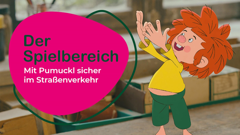 Startbild zum Video: Der Spielbereich – Mit #Pumuckl sicher im Straßenverkehr. Folge 5 Startbild zum Video: Der Spielbereich – Mit #Pumuckl sicher im Straßenverkehr. Folge 5
