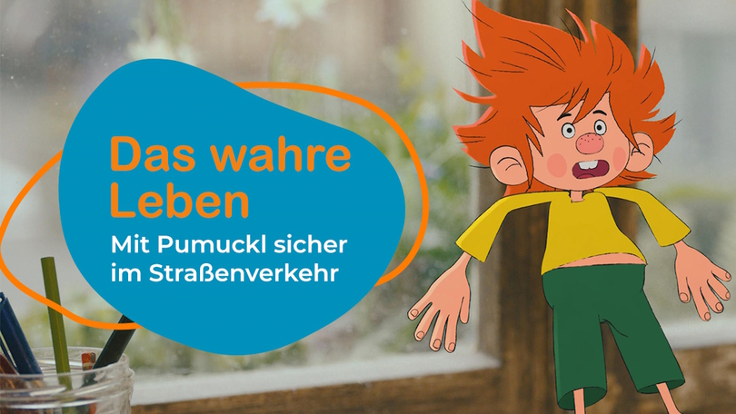 Startbild zum Video: Das wahre Leben – Mit Pumuckl sicher im Straßenverkehr | #Folge 9 Startbild zum Video: Das wahre Leben – Mit Pumuckl sicher im Straßenverkehr | #Folge 9