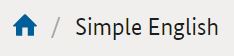 Simple English Simple English