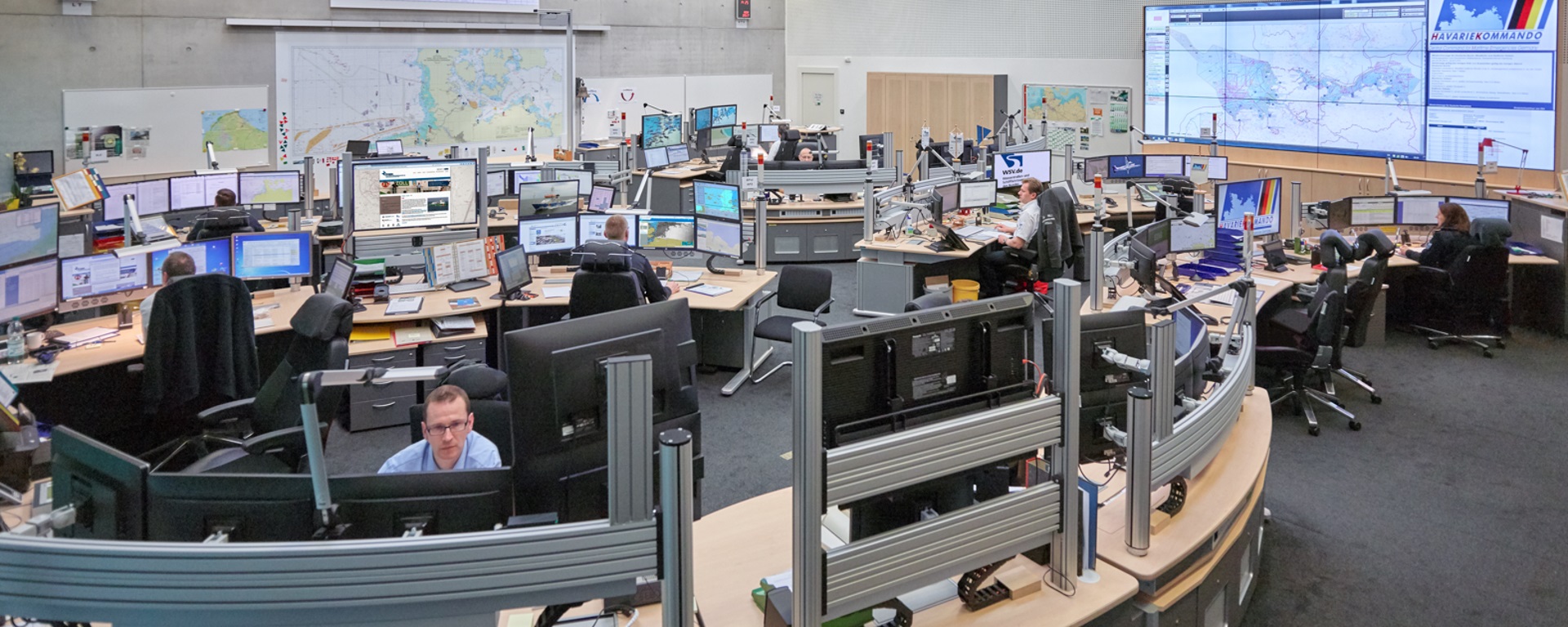 Joint Maritime Emergency Reporting and Assessment Centre (GLZ-See). Source: MSZ administration manager/Erik Krüger Joint Maritime Emergency Reporting and Assessment Centre (GLZ-See). Source: MSZ administration manager/Erik Krüger
